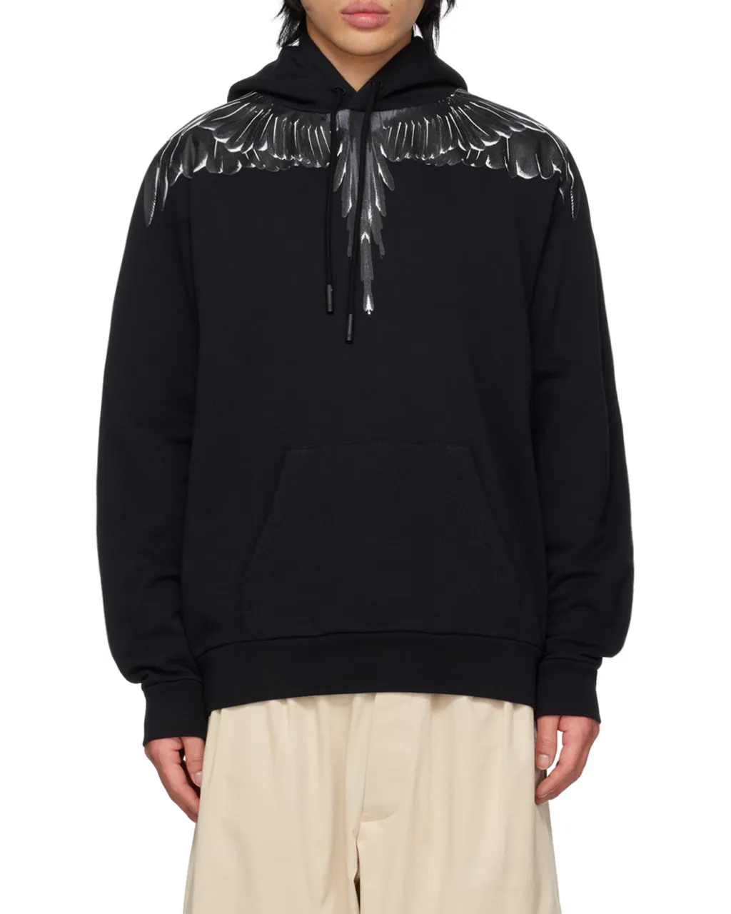 County Of Milan Icon Wings Drawstring Hoodie