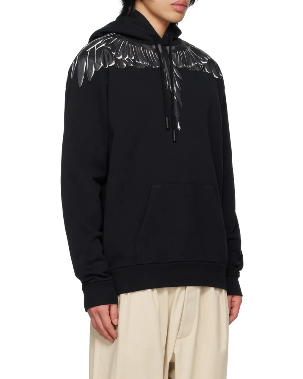 County Of Milan Icon Wings Drawstring Hoodie