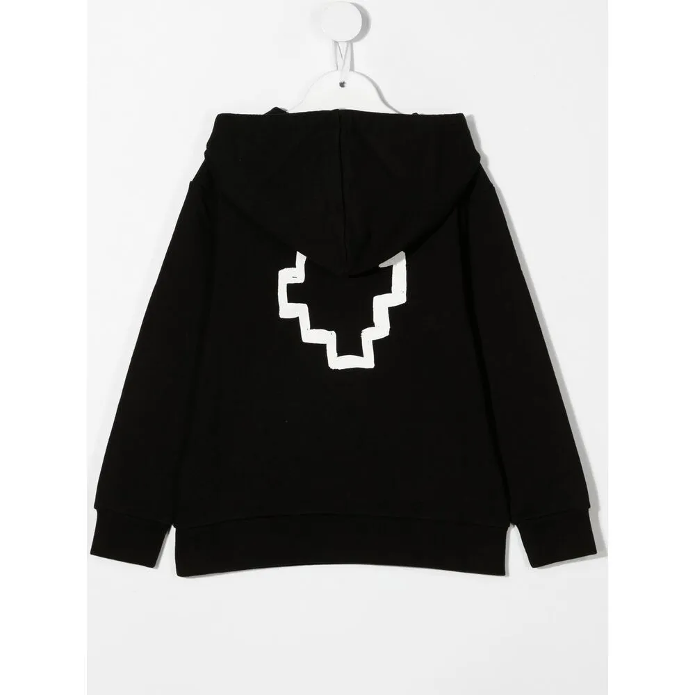 Tempera Cross Logo-Print Hoodie
