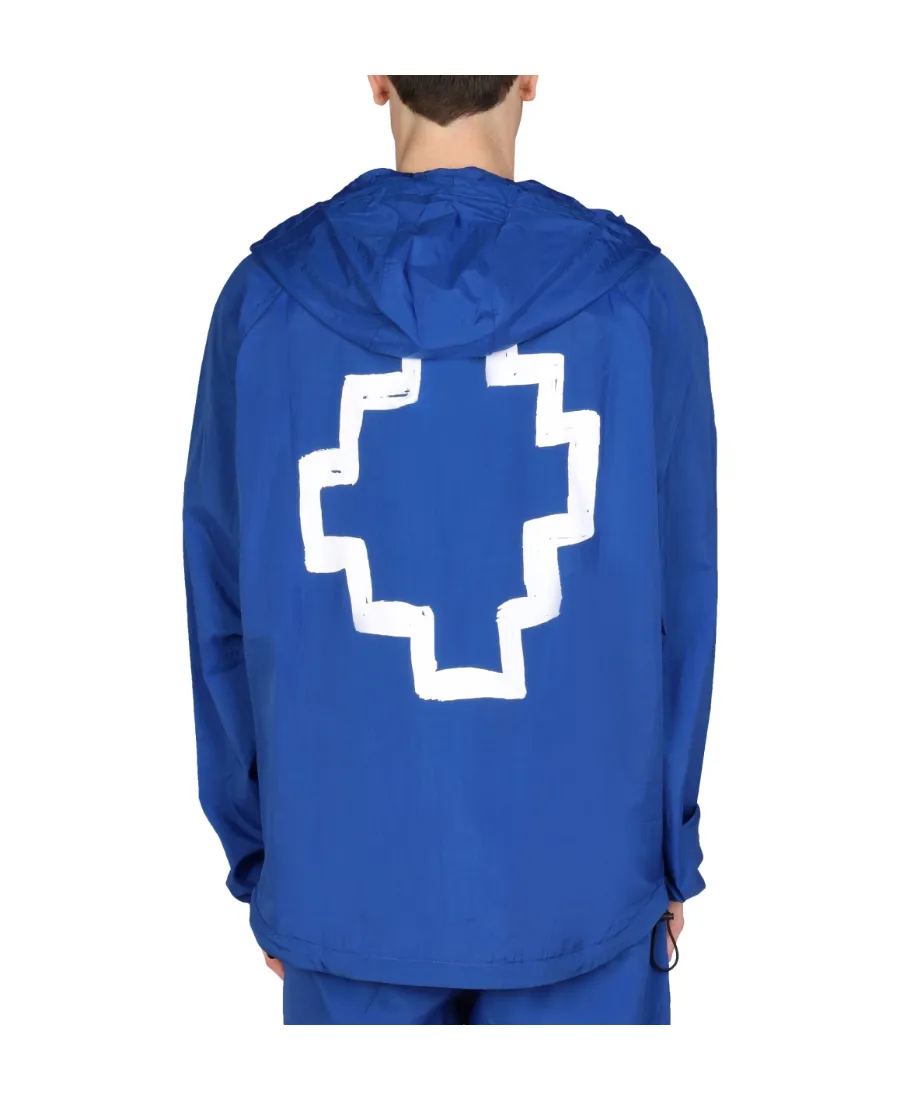 County Of Milan Back Logo Print Hooded Jacket