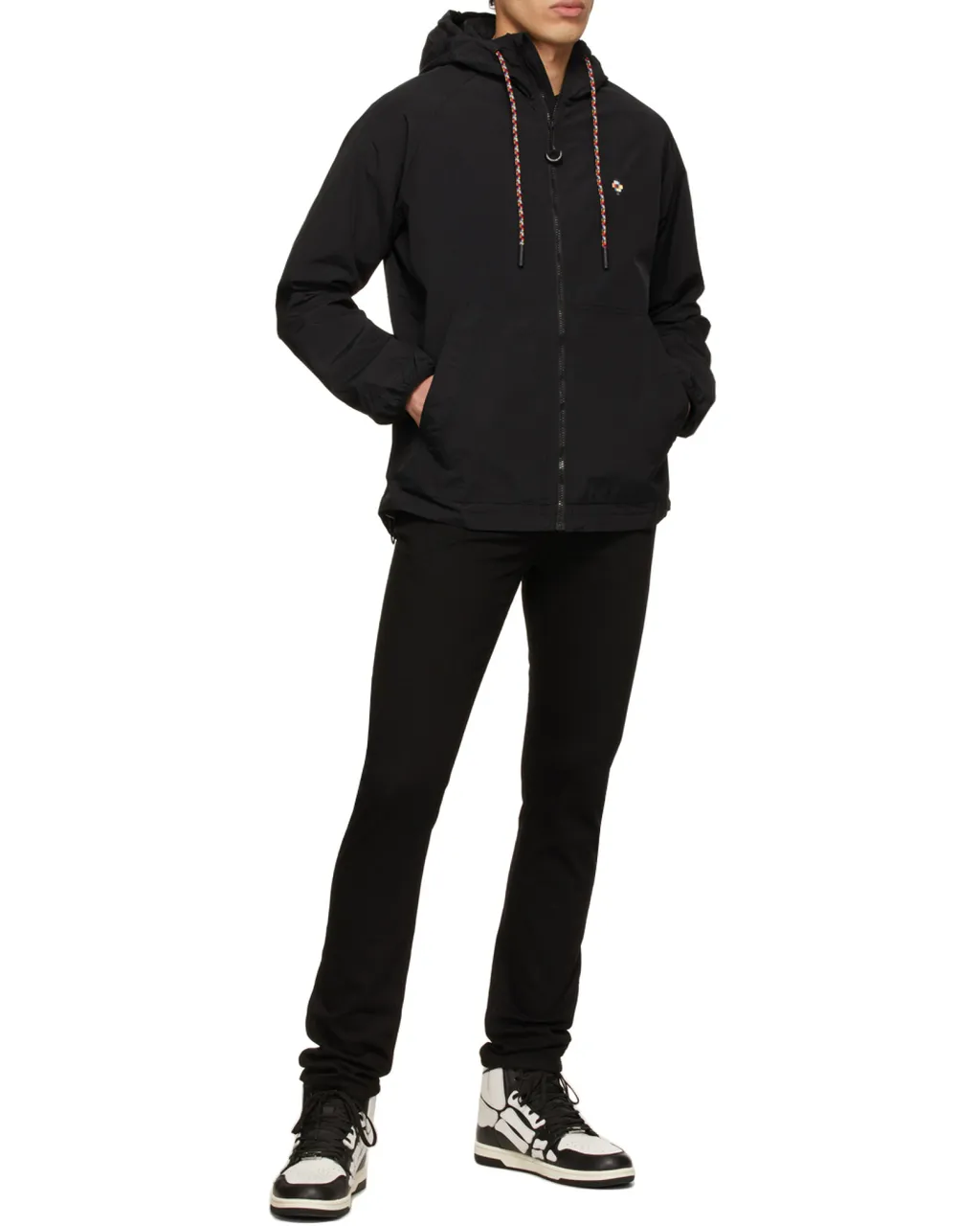 County Of Milan Drawstring Zipped Jacket