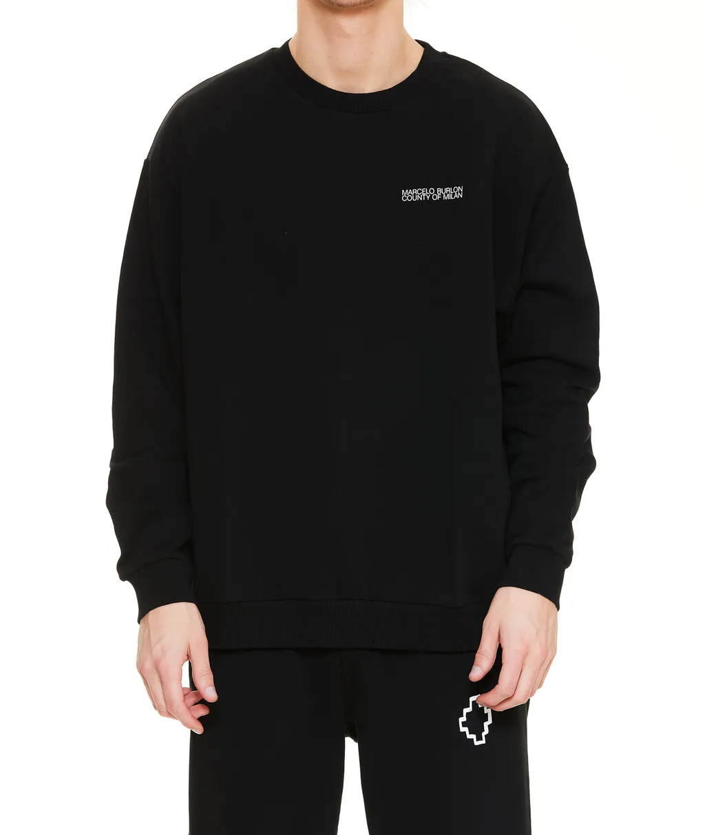 County Of Milan Motif Printed Jumper