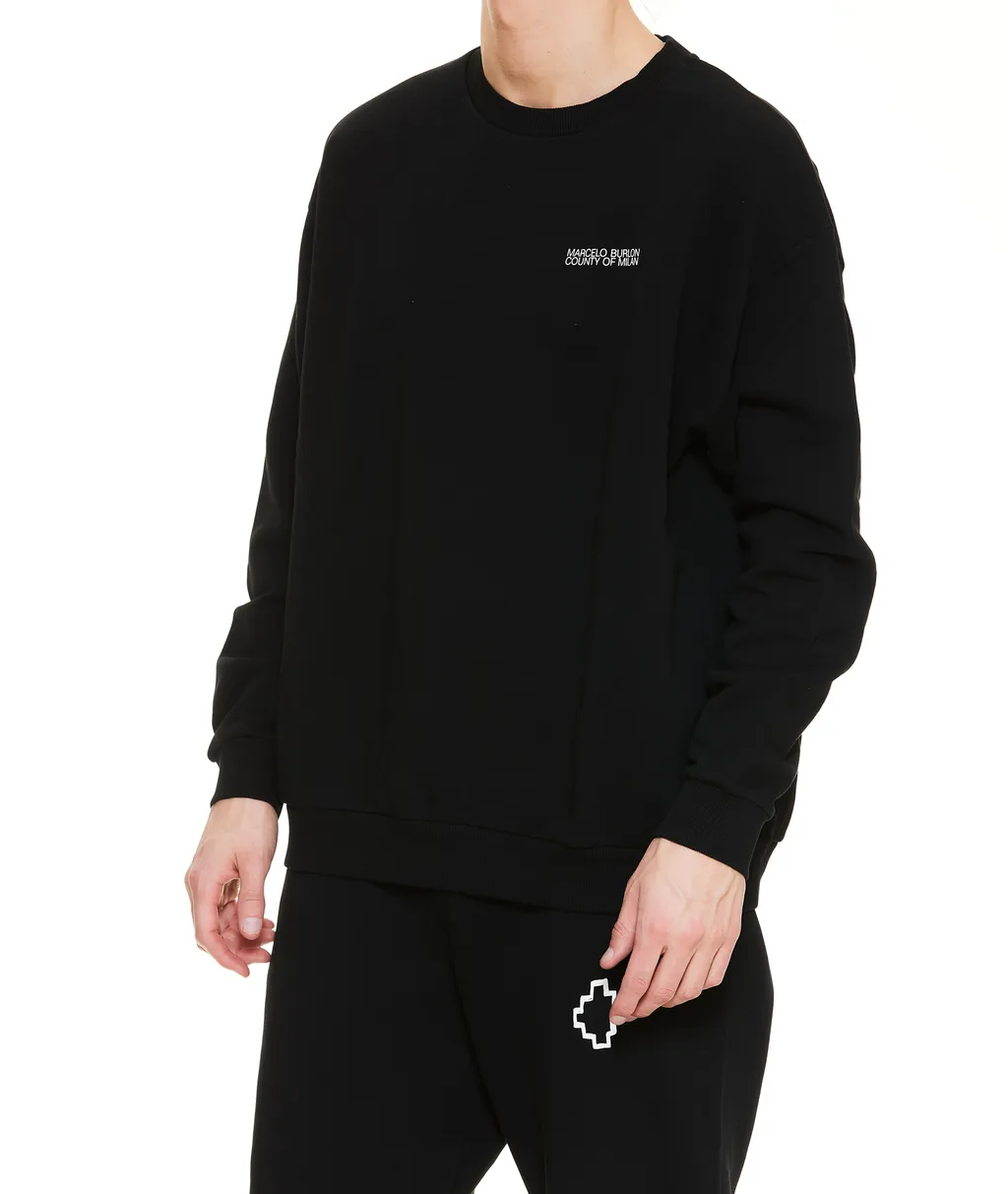 County Of Milan Motif Printed Jumper
