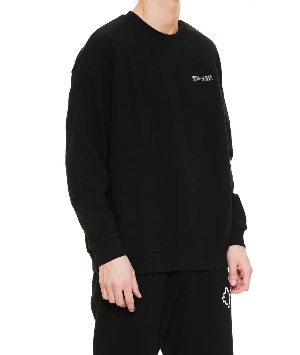 County Of Milan Motif Printed Jumper