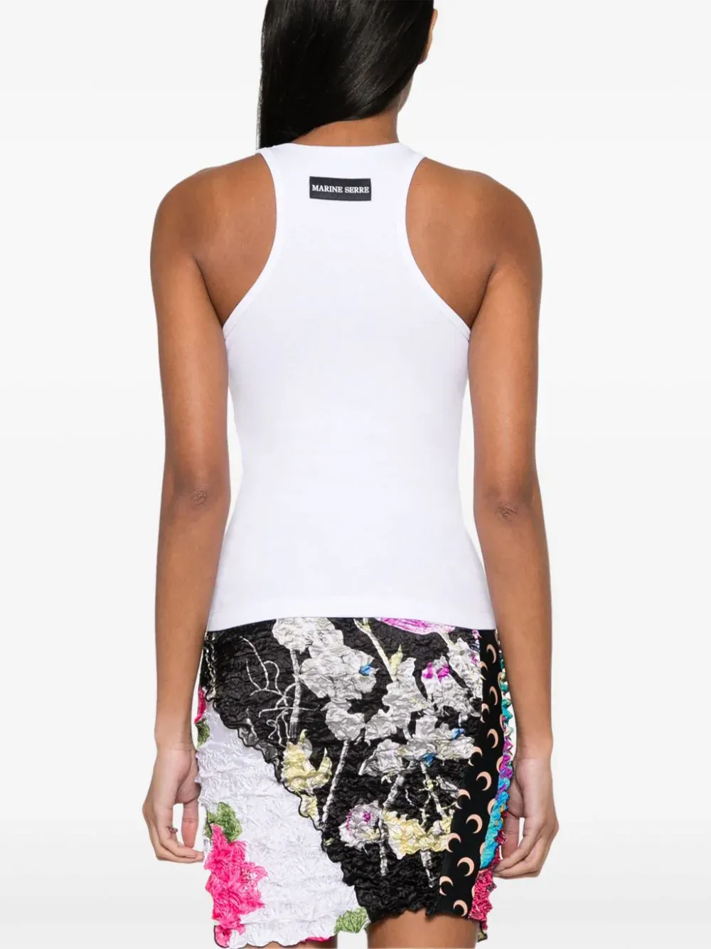 Logo Embroidered Sleeveless Tank Top