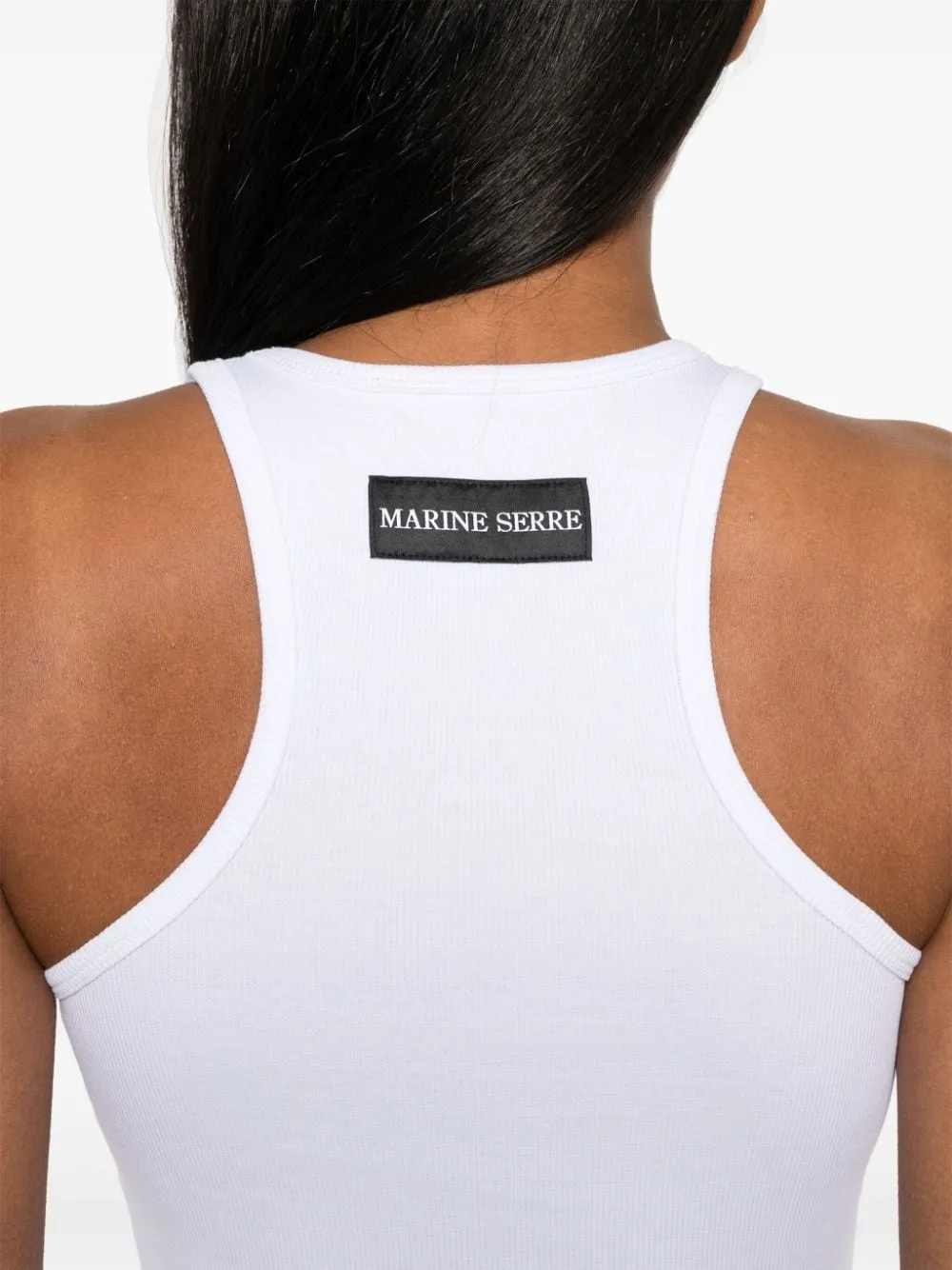 Logo Embroidered Sleeveless Tank Top