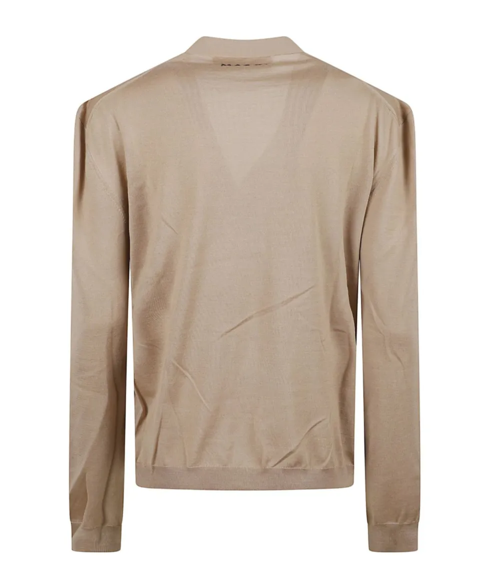 V-Neck Knitted Cardigan