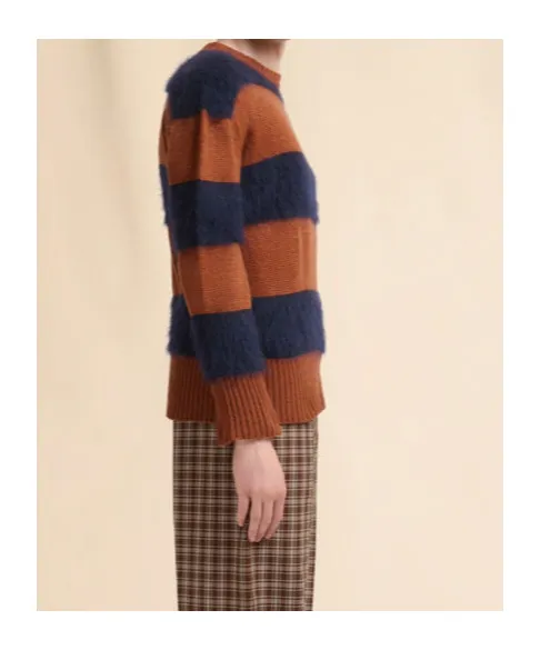 Striped Crewneck Knitted Jumper