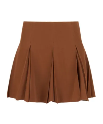 Pleated Mini Skirt