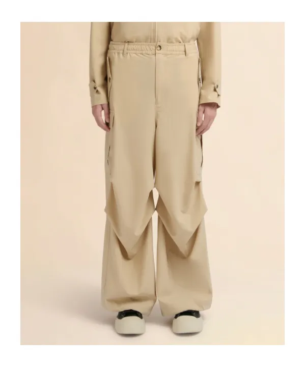 Draped Cargo Trousers