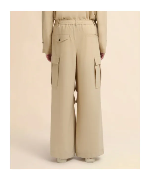Draped Cargo Trousers