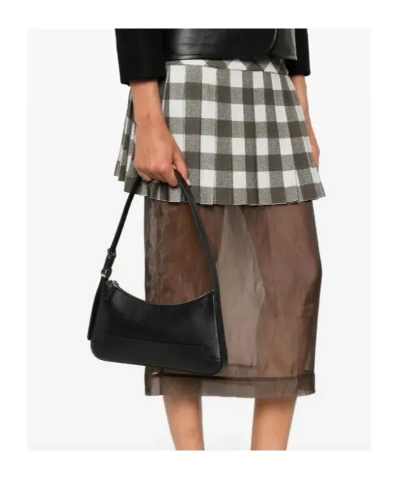 Zip-Up Shoulder Bag