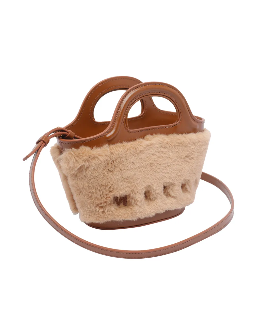 Tropicalia Micro Bag With Fur Trim