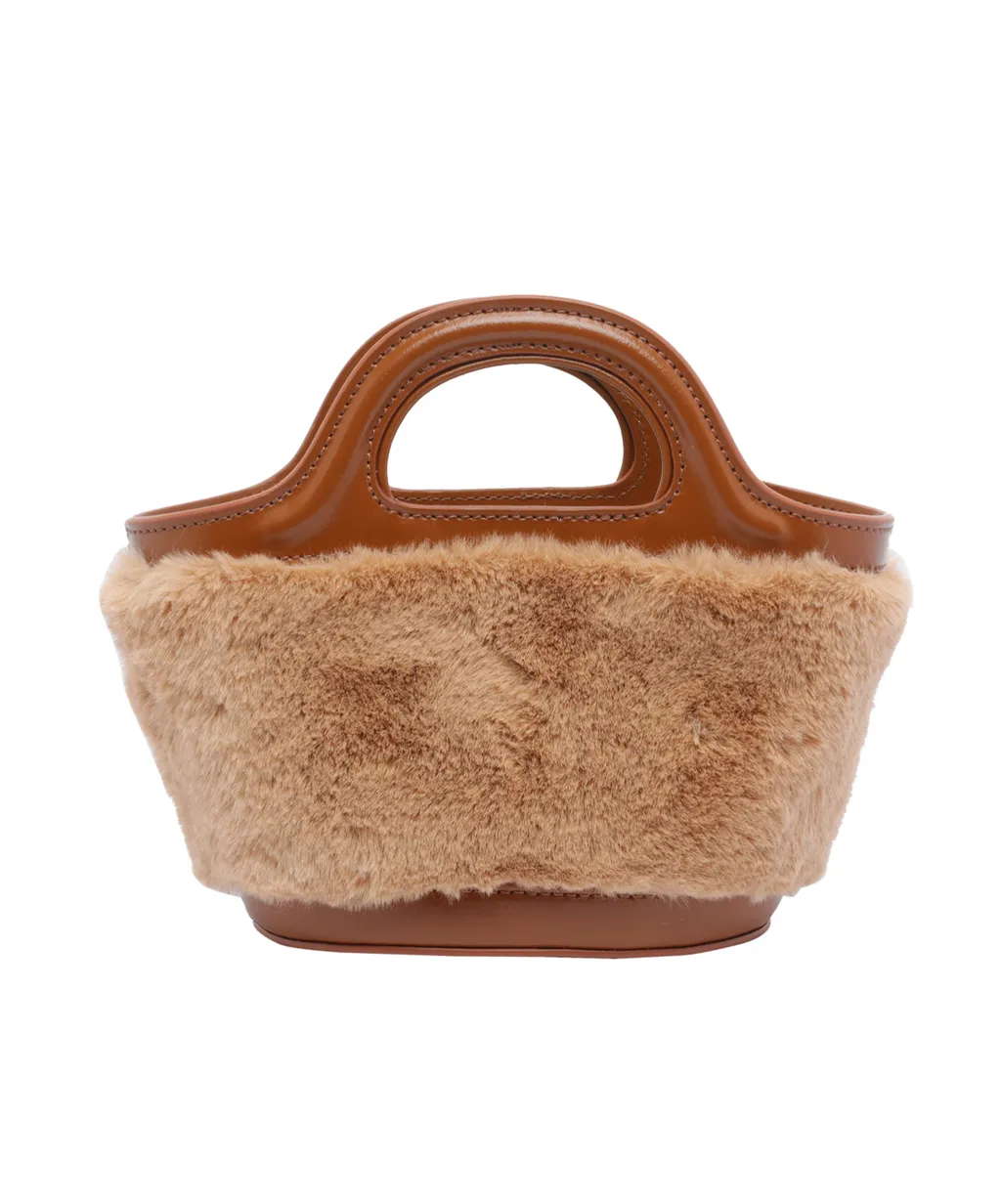Tropicalia Micro Bag With Fur Trim