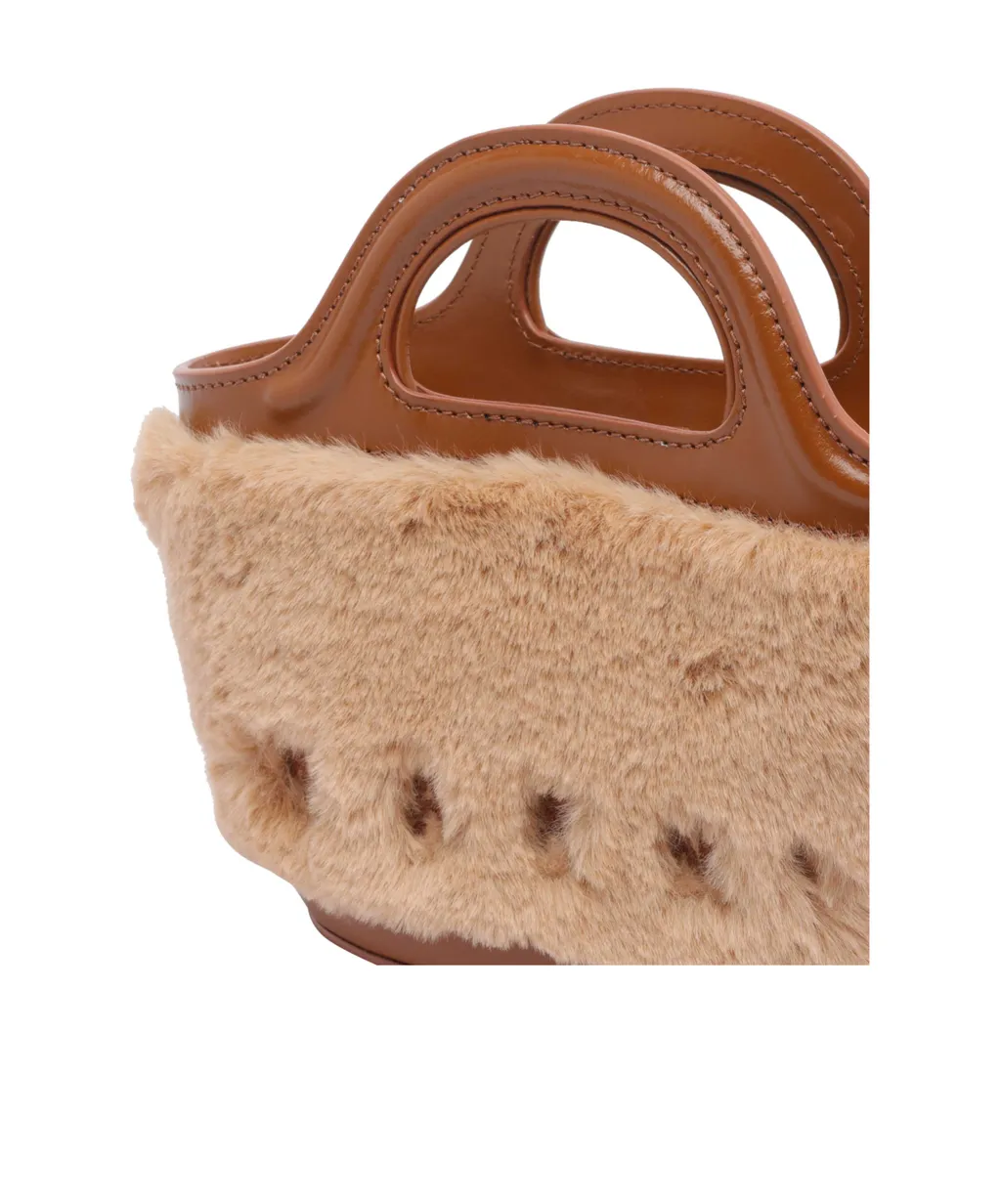 Tropicalia Micro Bag With Fur Trim