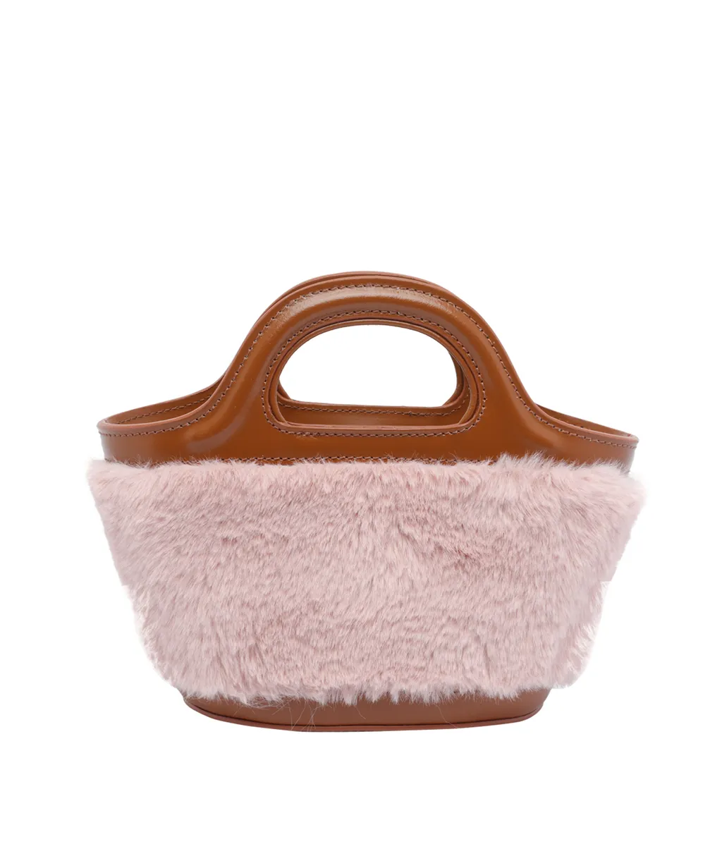 Tropicalia Micro Bag With Faux Fur Trim