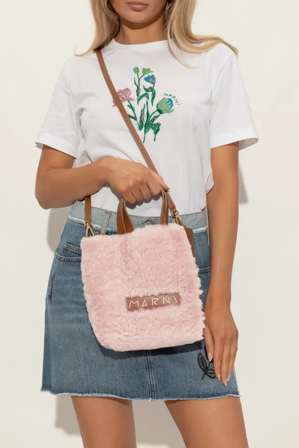 Shearling Tote Bag