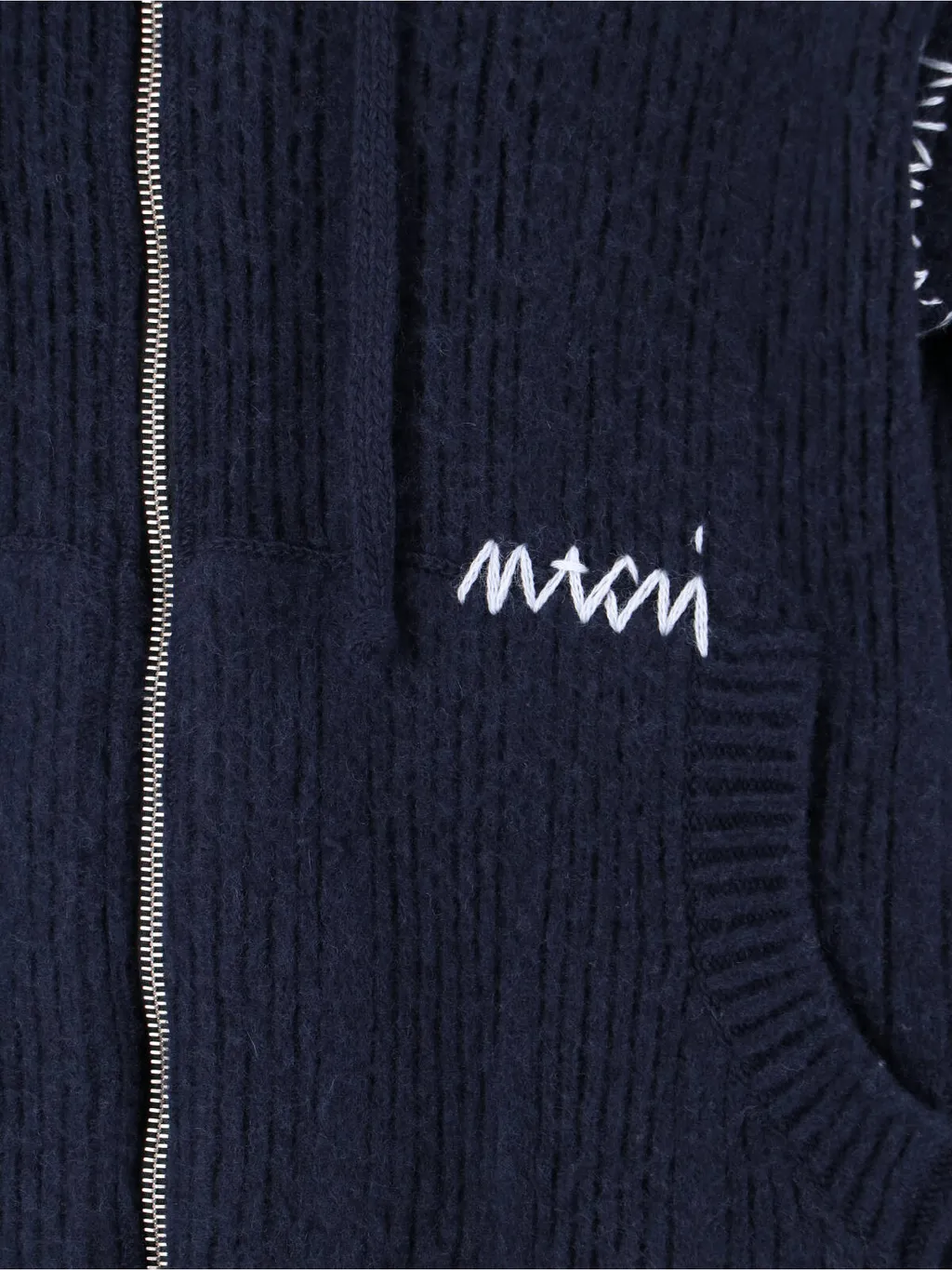 Ribbed Zip-Up Hoodie