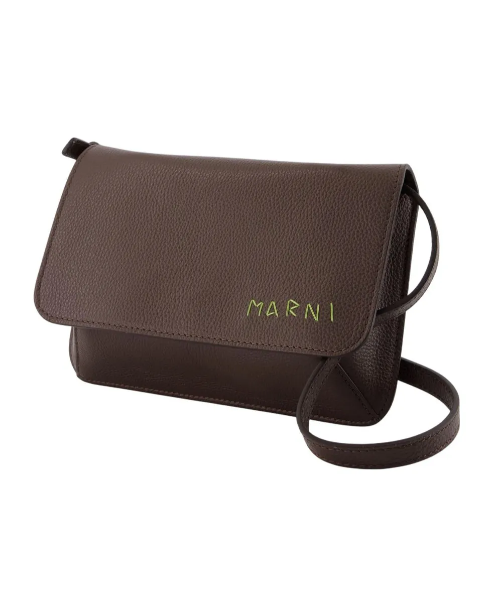 Flap Trunk Shoulder Bag
