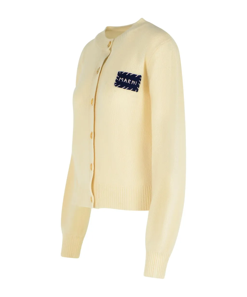 Long-Sleeved Knitted Cardigan