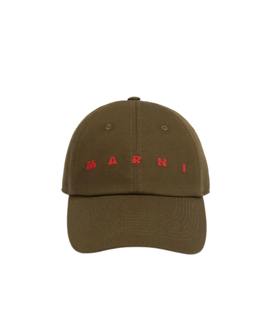 Logo Embroidered Curved-Peak Baseball Cap