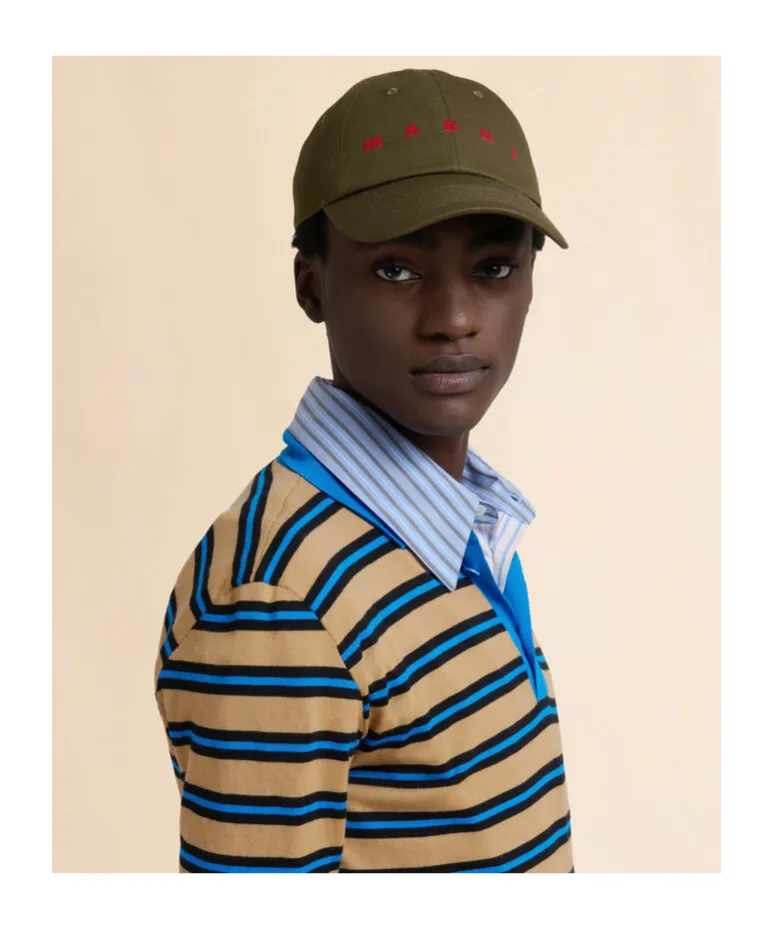 Logo Embroidered Curved-Peak Baseball Cap