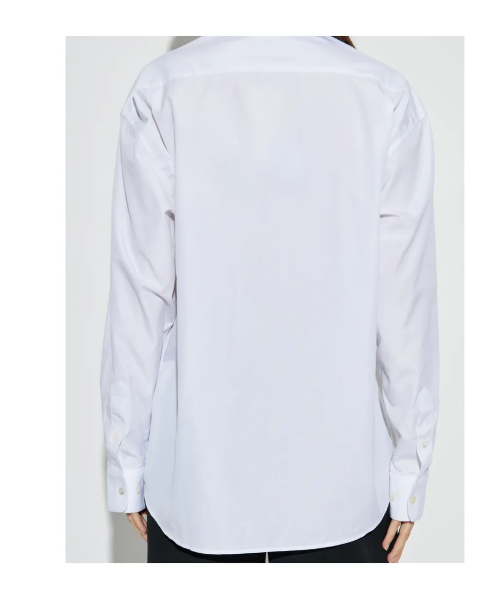 Embroidered-Detail Cotton Shirt