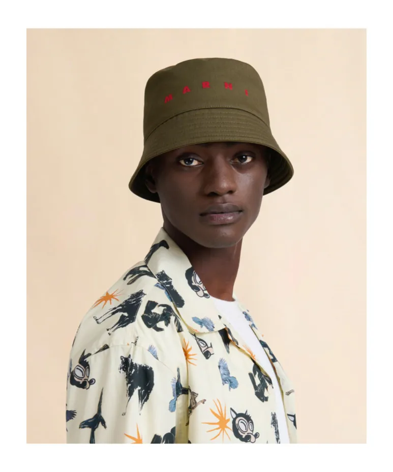 Logo-Embroidered Bucket Hat