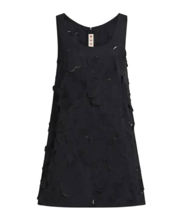 Cut Out Detailed Flared Duchess Satin Dress