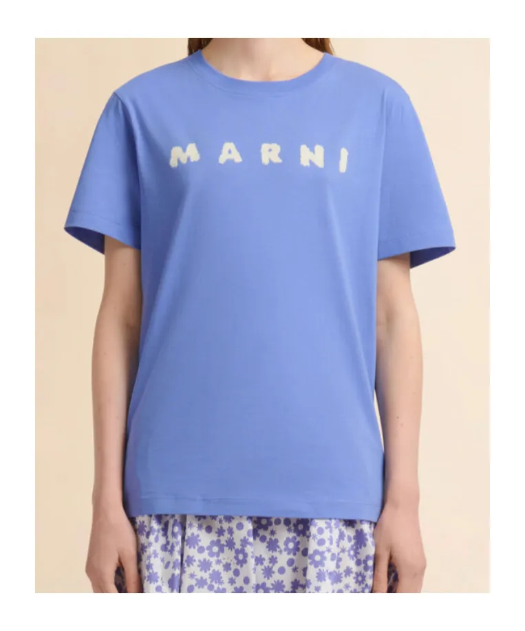 Scribbled Logo Jersey T-Shirt
