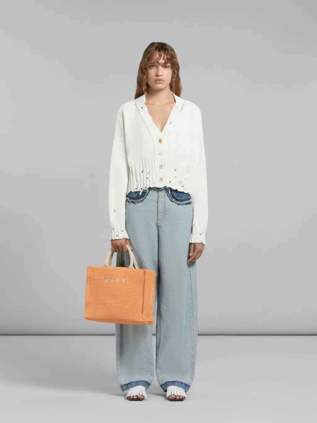 Tropicalia Logo Embroidered Small Tote Bag