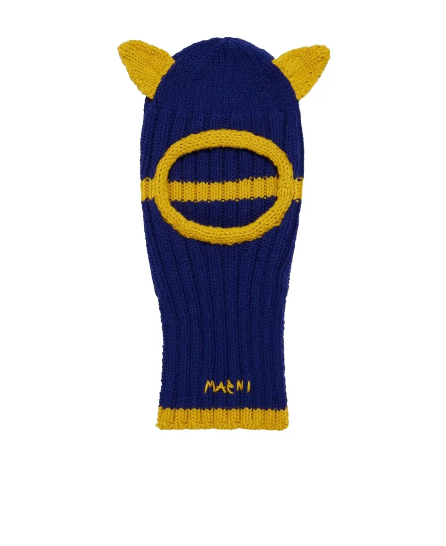 Logo-Embroidered Ribbed-Knit Balaclava