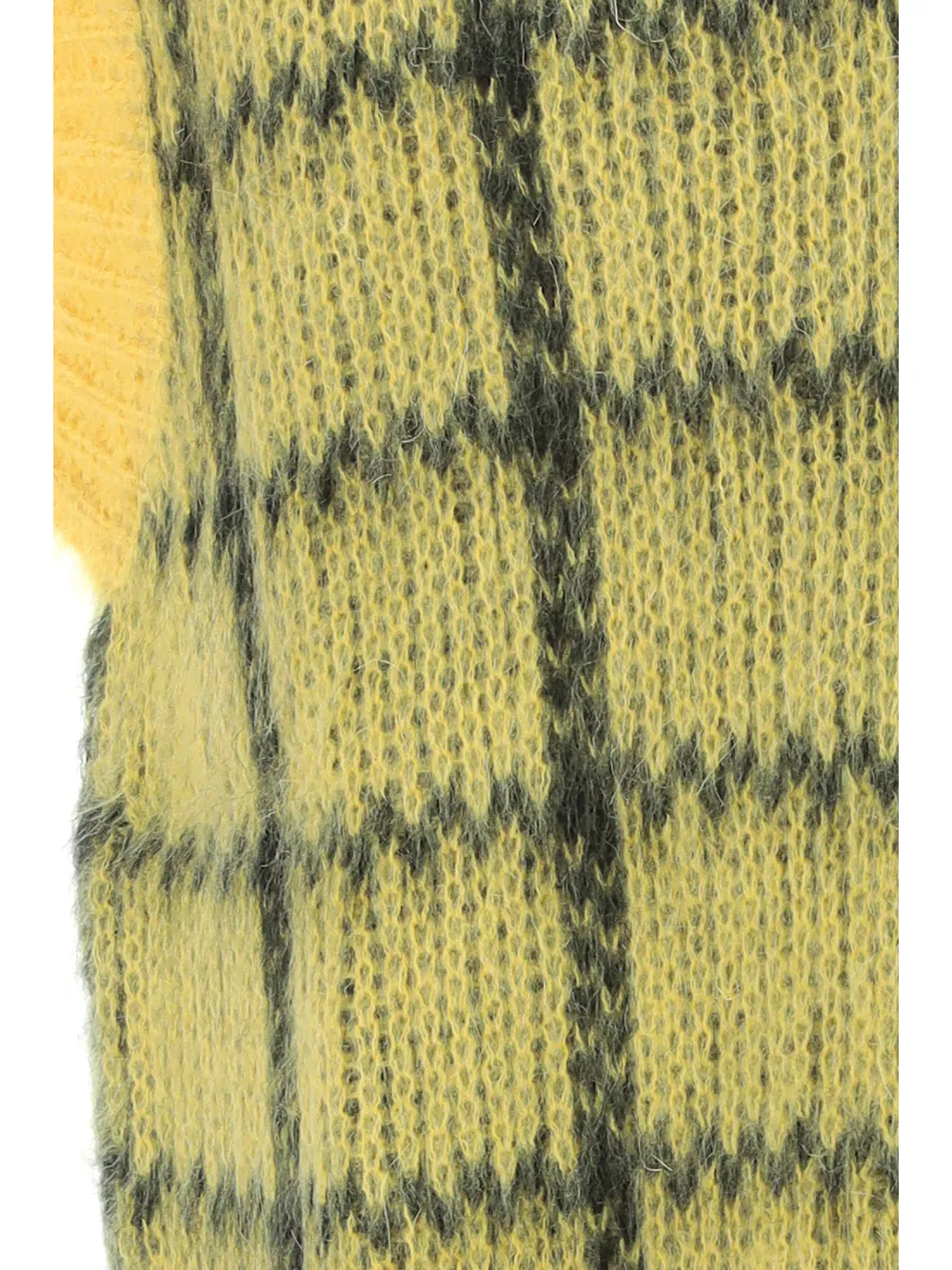 Checked Sleeveless Jumper