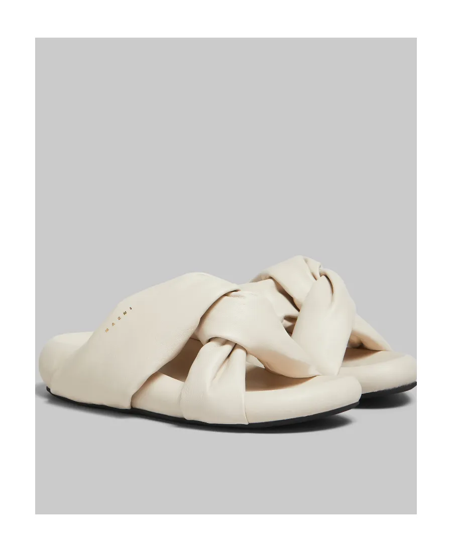 Twist Detailed Slip-On Sandals