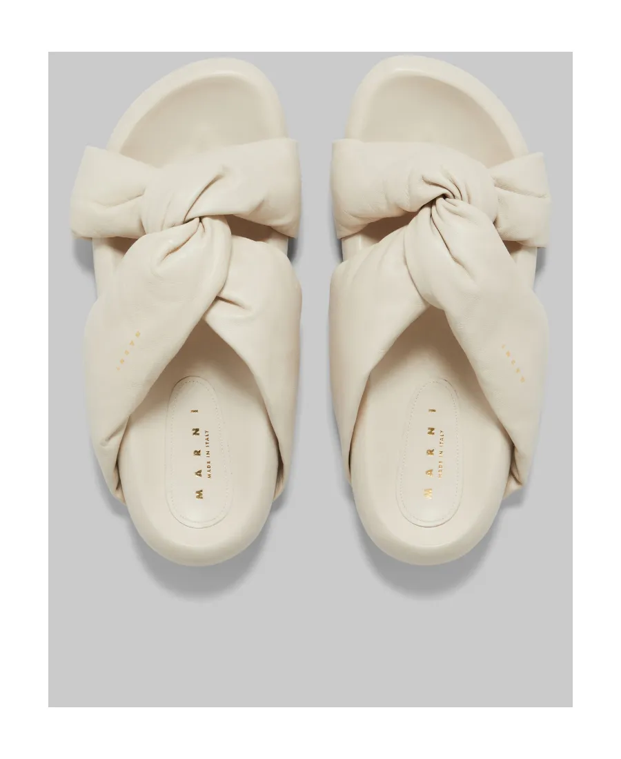 Twist Detailed Slip-On Sandals