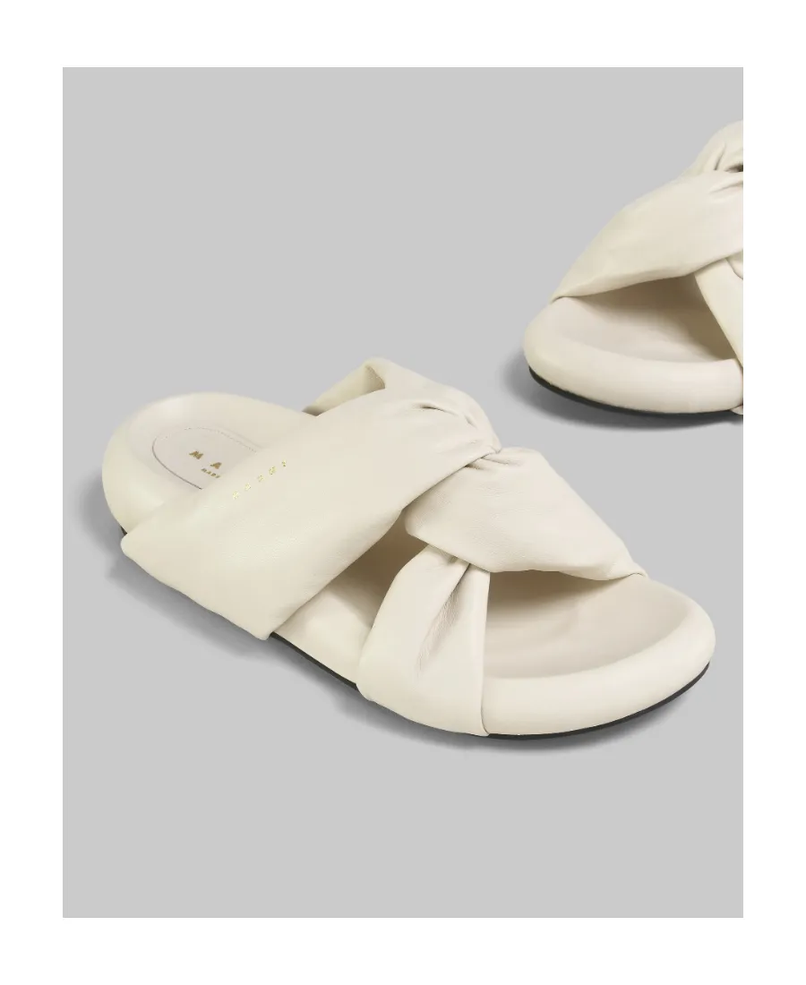 Twist Detailed Slip-On Sandals