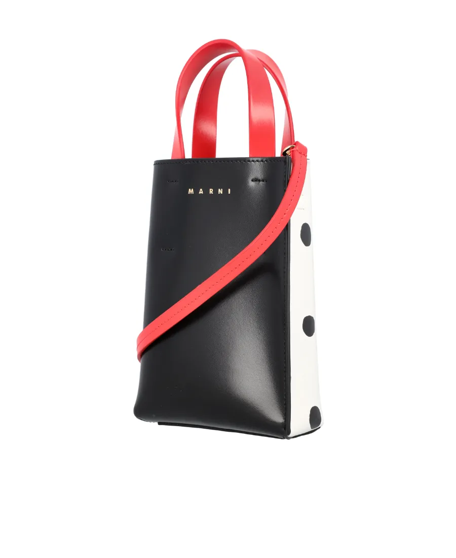 Polka Dot Printed Tote Bag