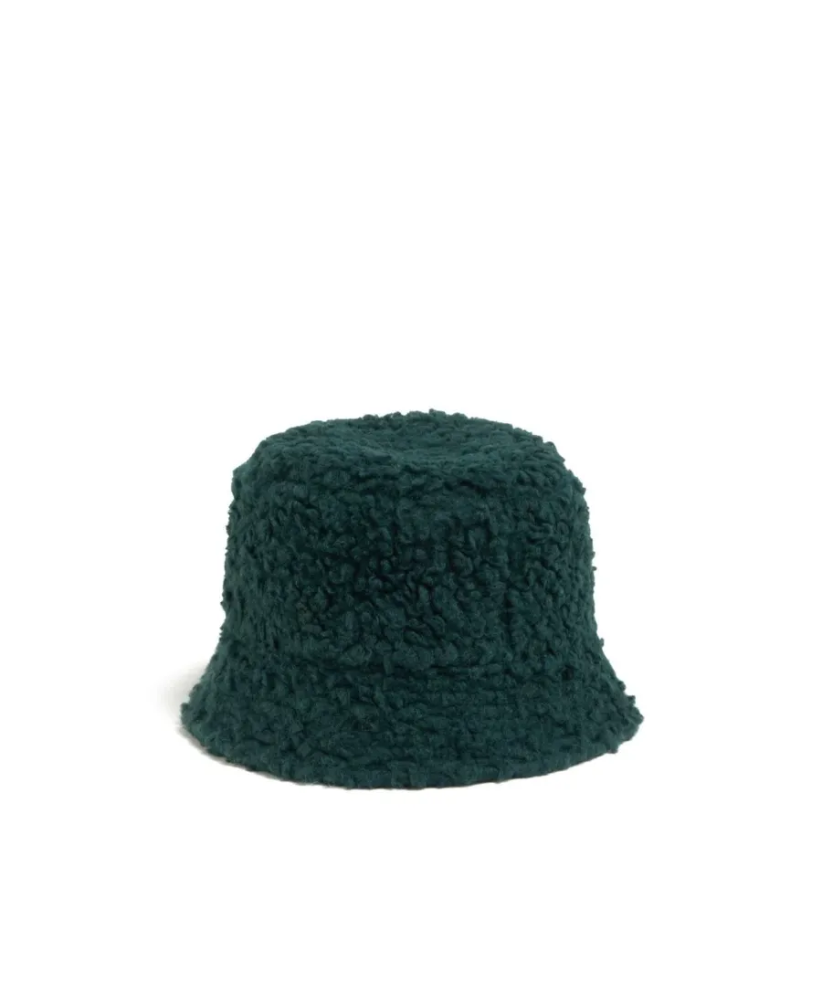 Teddy Bucket Hat With Embroidered Logo
