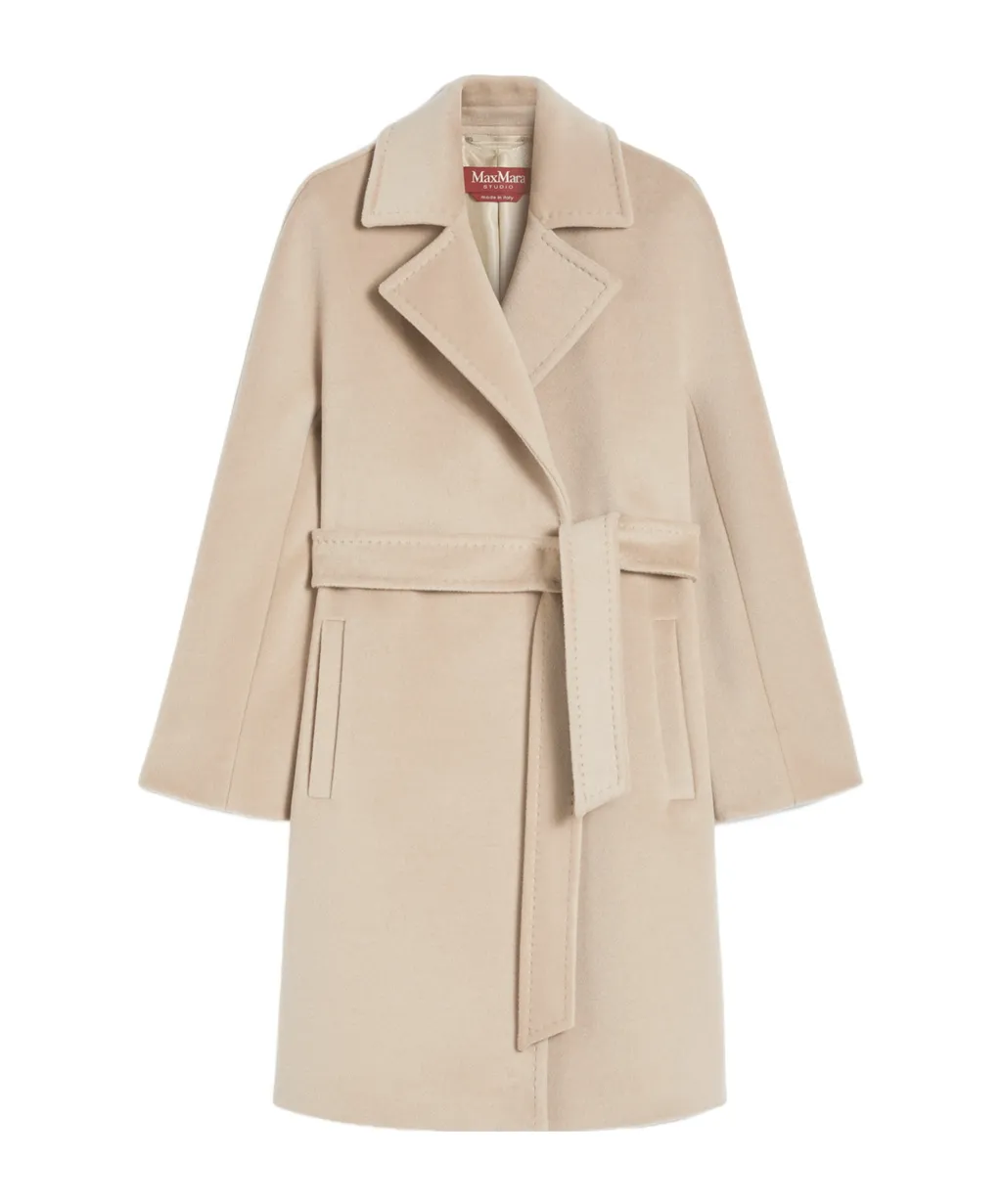 Studio Long-Sleeved Belted Coat