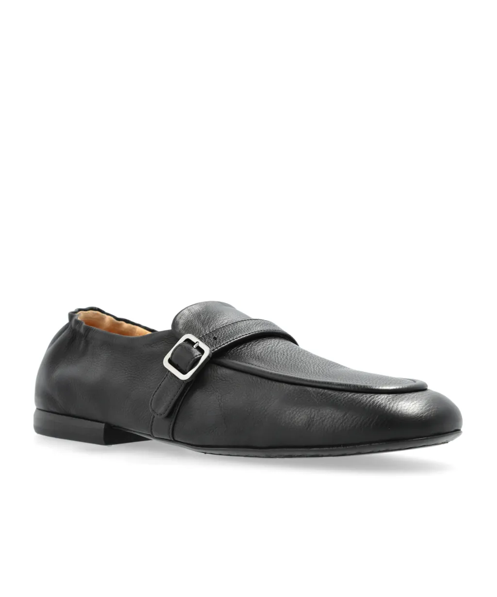 Round-Toe Slip-On Loafers