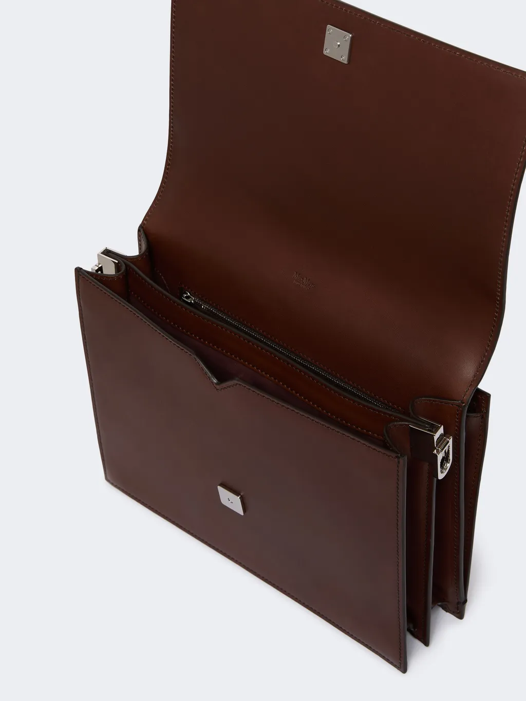 Logo-Engraved Shoulder Bag