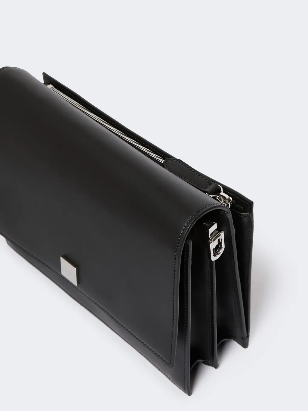 Logo-Engraved Shoulder Bag