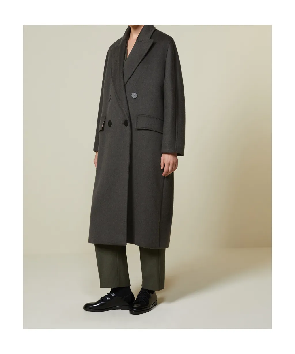 Angus Double-Breasted Oversized Coat
