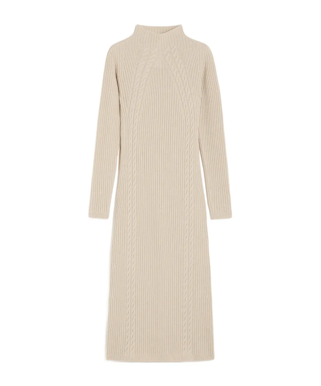 Wool And Cashmere Slim-Fit Dress