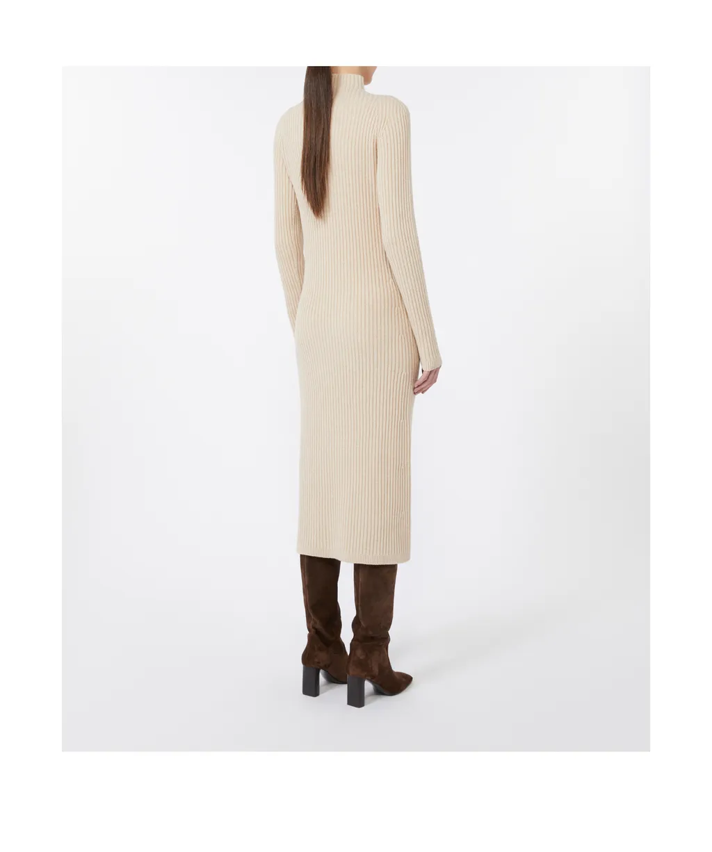 Wool And Cashmere Slim-Fit Dress
