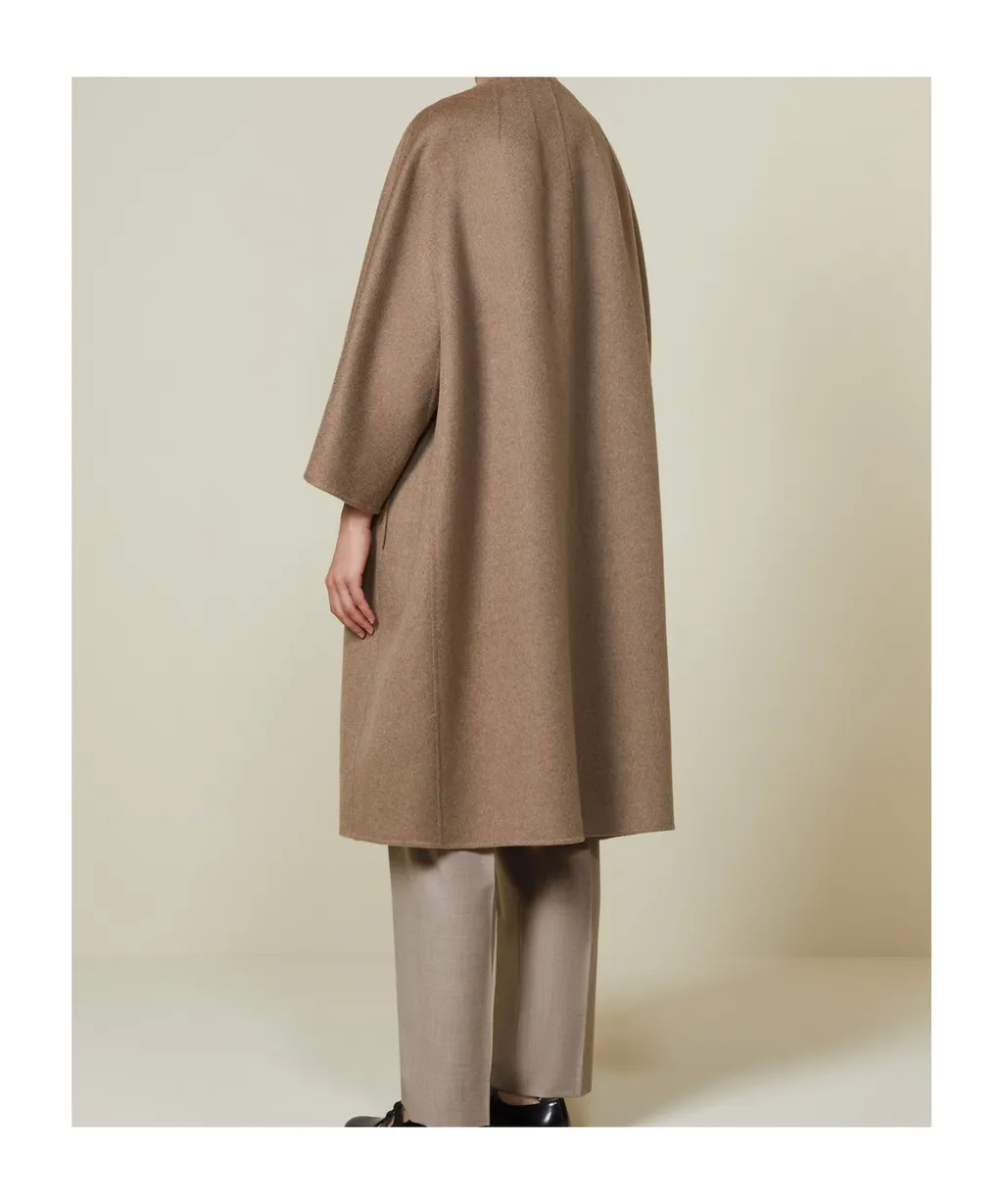 Atelier Amour Zip-Up Crewneck Coat