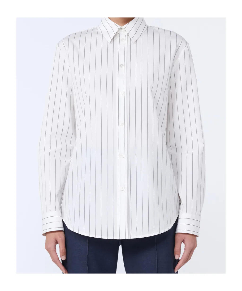 Long-Sleeved Striped Shirt