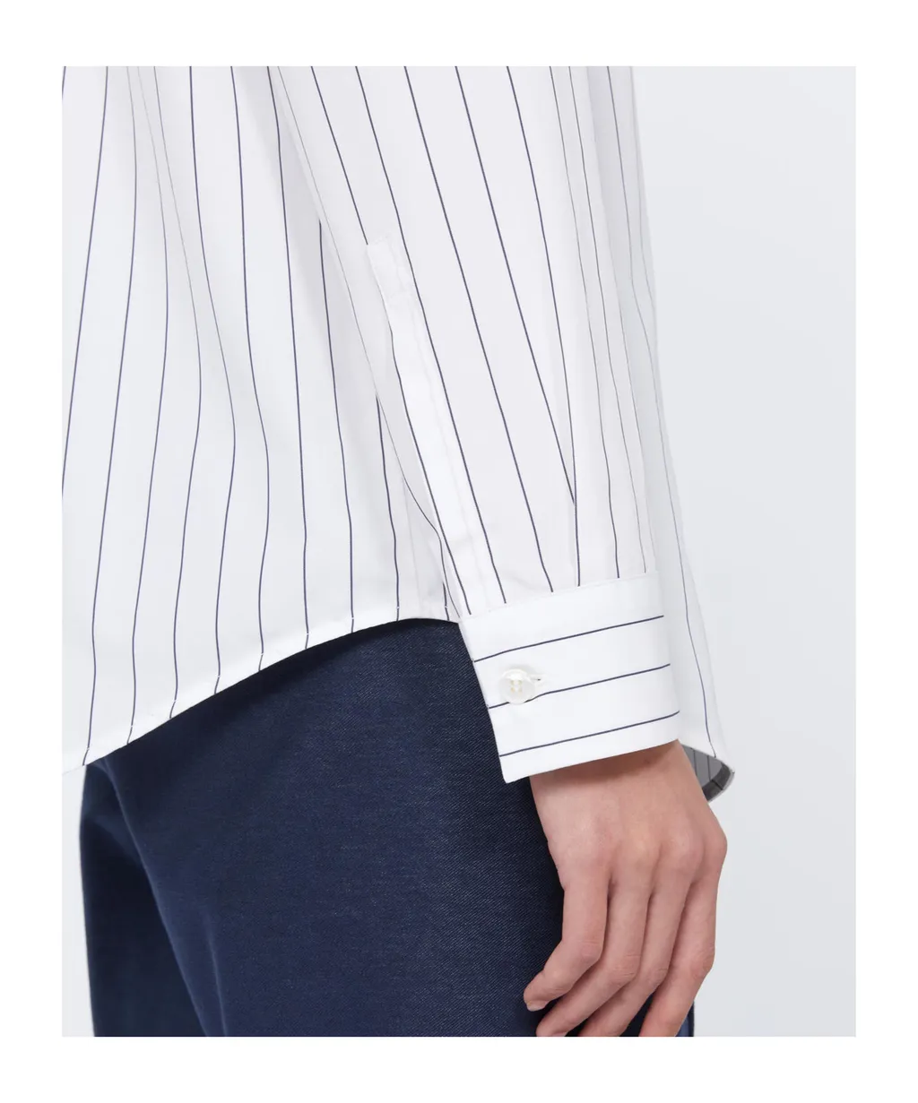 Long-Sleeved Striped Shirt