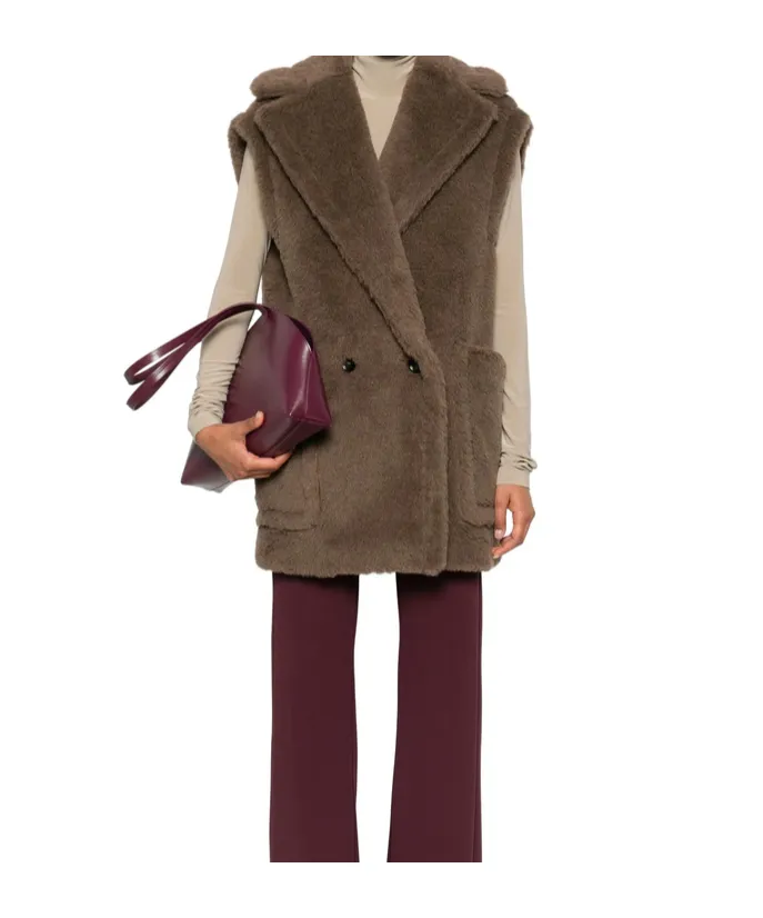 Sleeveless Cotton Coat