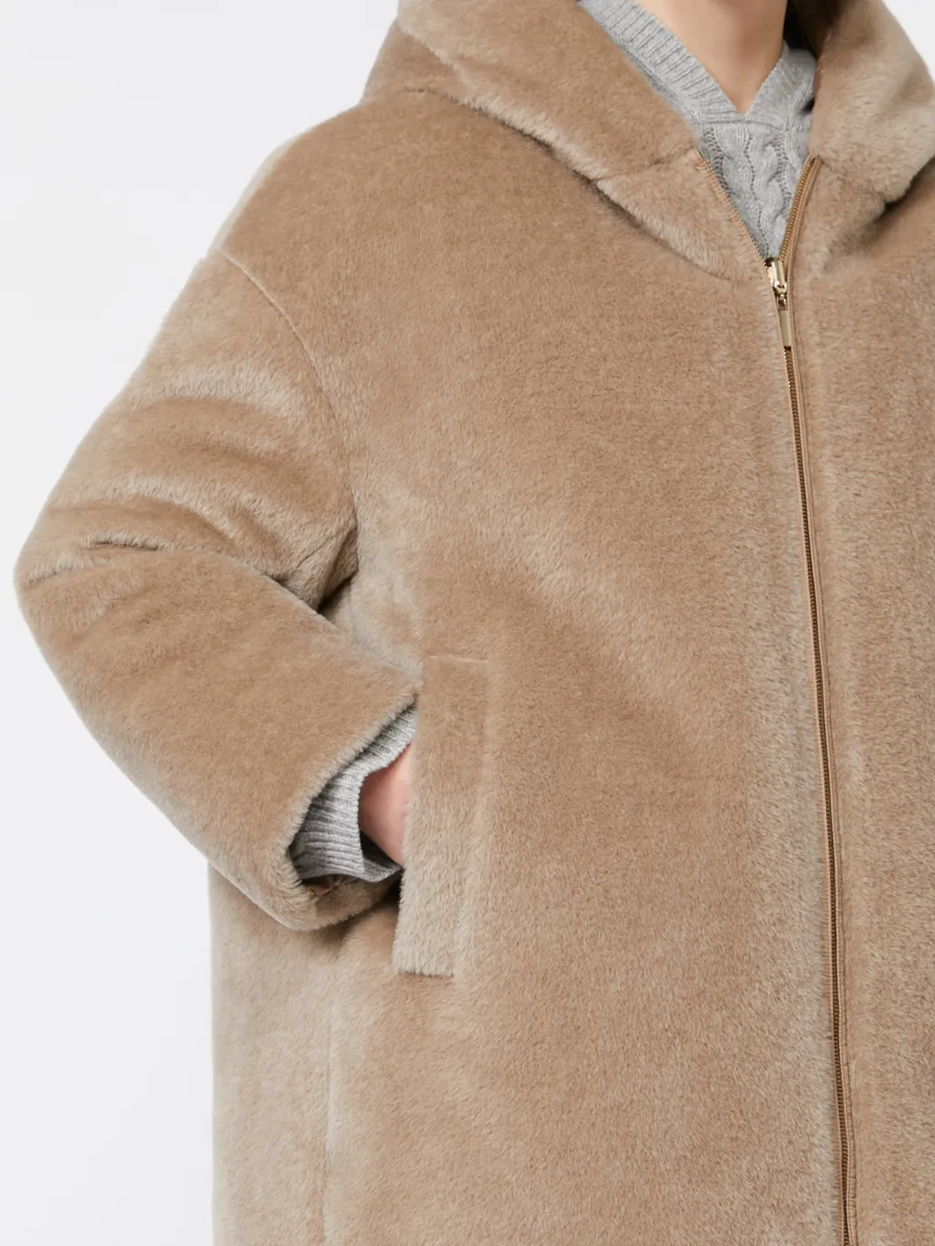 The Cube Olivia Reversible Zip-Up Hooded Coat